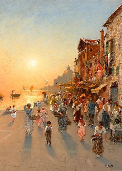 Evening View from Venice, wilhelm von gegerfelt